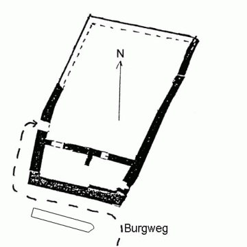 07 Lageplan der Burg (nach Wißmann).