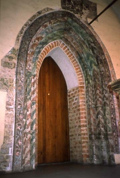 08 Im ersten Obergeschoss die prächtige Rahmung des Portals zum Sommerremter.