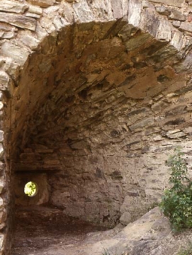 17 Schießkammer im Abendlicht.